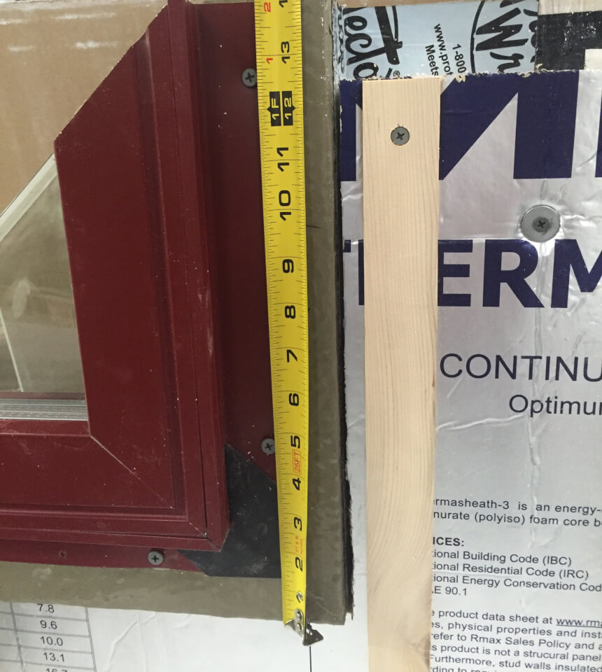 ALPEN High-Performance 725 series fiberglass window installation with ThermalBuck™
