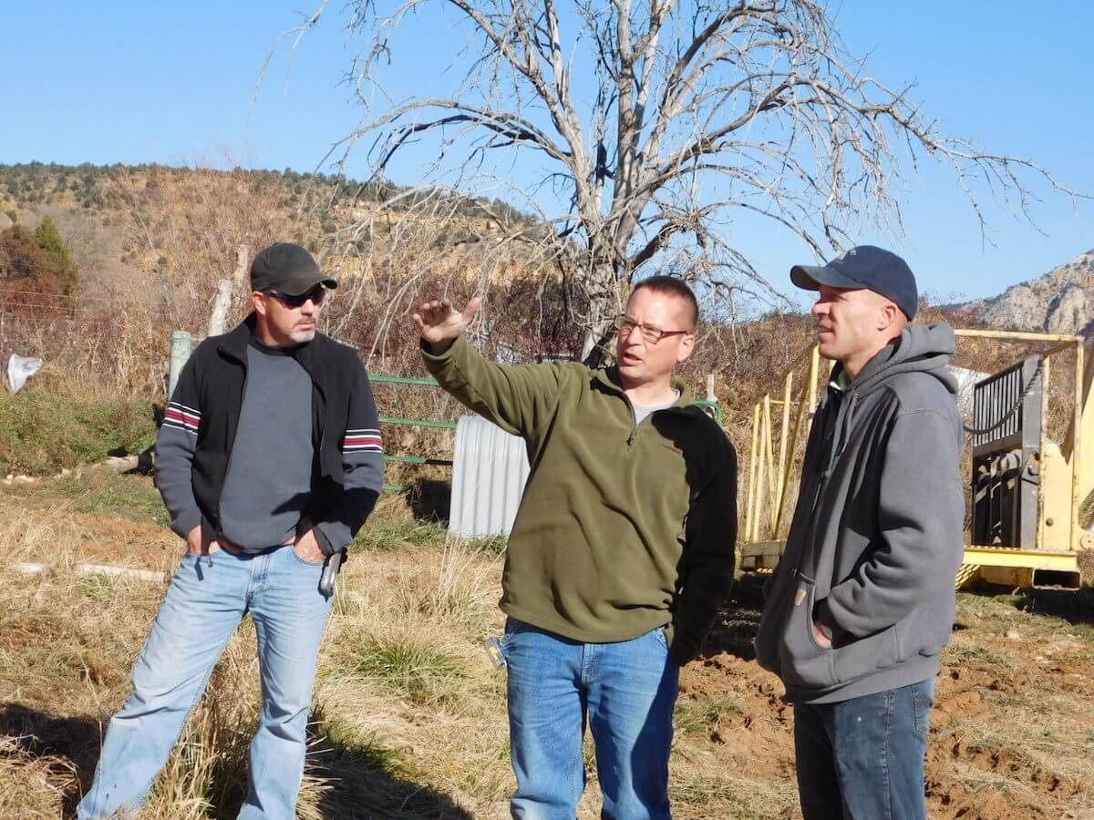 The crew: Nate Mayborn of Alpen, John Brooks of ThermalBuck, and Thomas