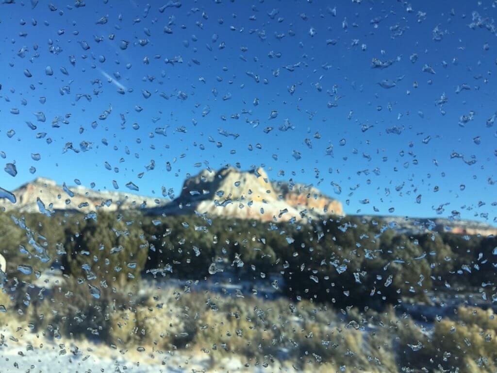 The desert is not always warm